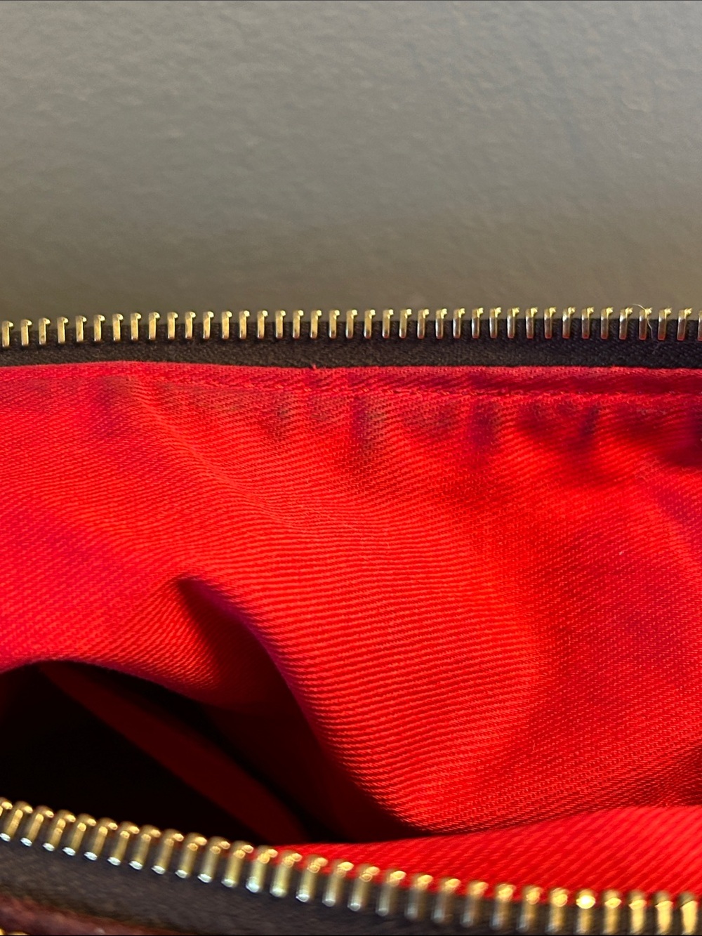 Dooney & Bourke Burgundy Suede Shoulder Bag with Dark Brown Trim - Picture 7 of 12
